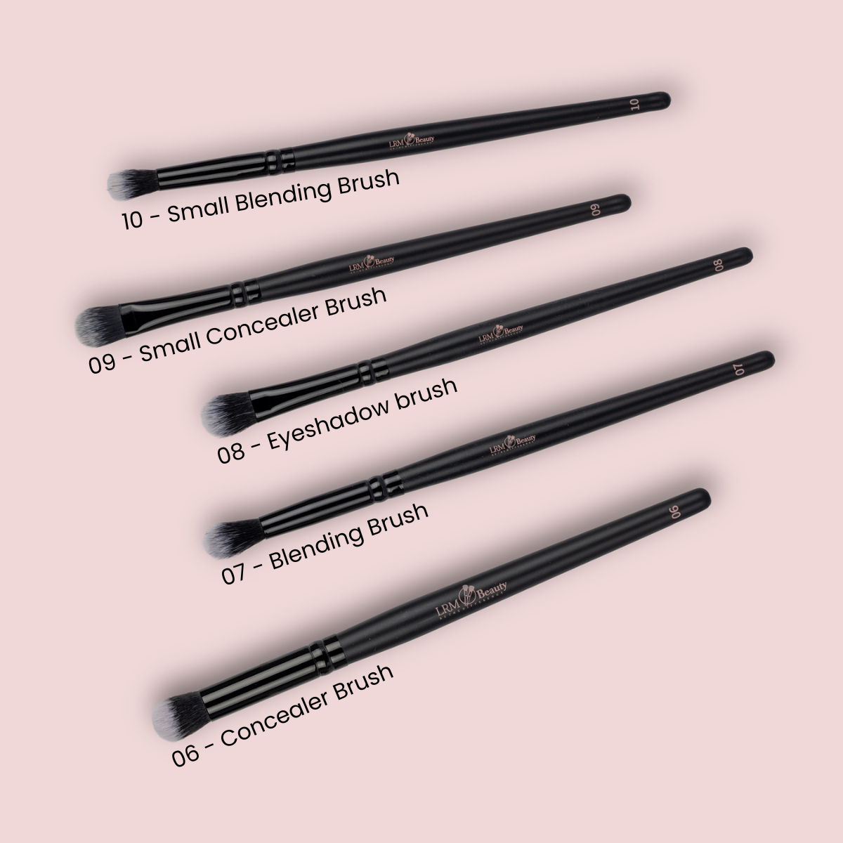 LRM Beauty 15 Piece Professional Make Up Brush Set