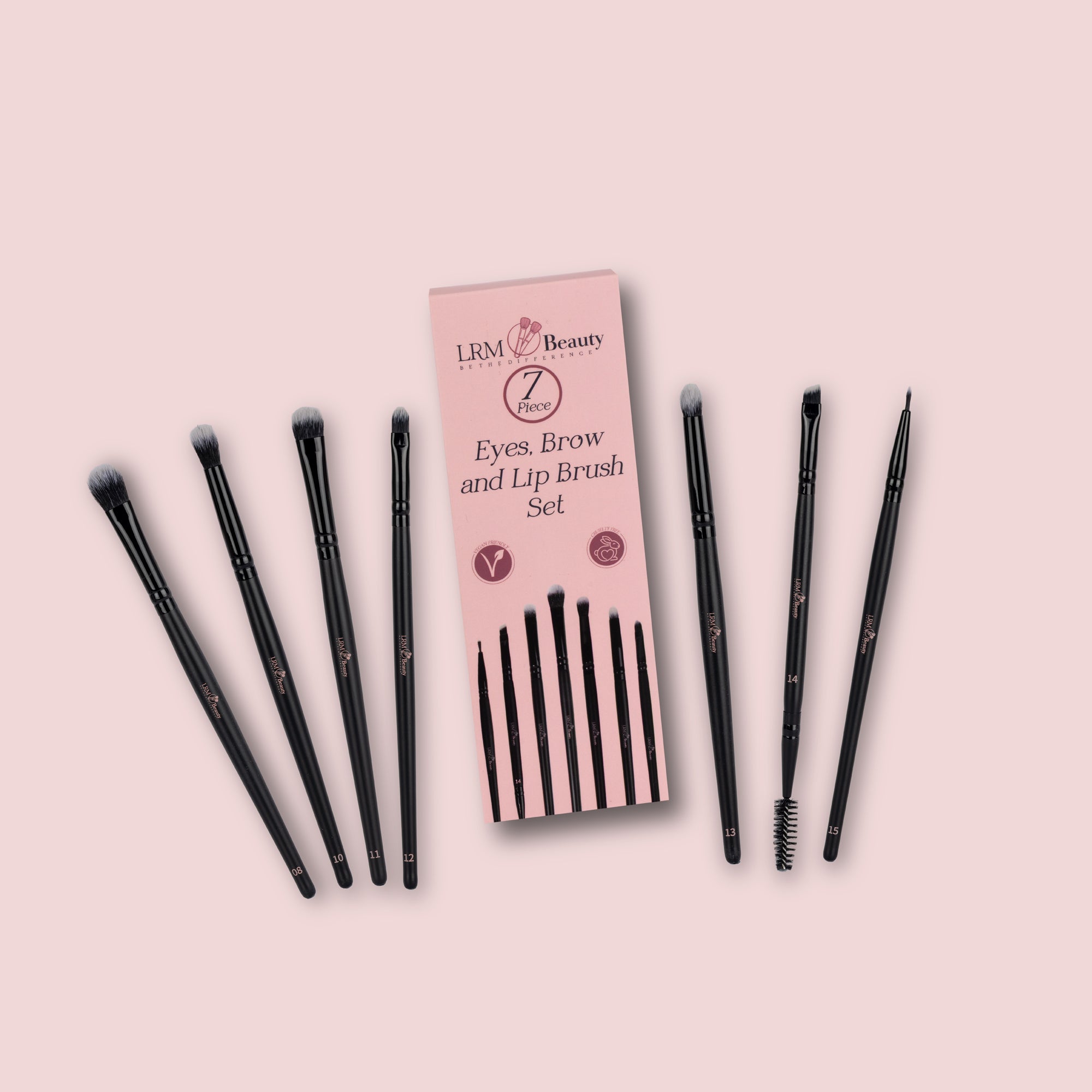 Eye, Brow and Lip Brush Set